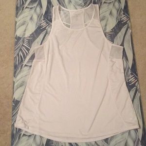 Layer 8 White Athletic Tank